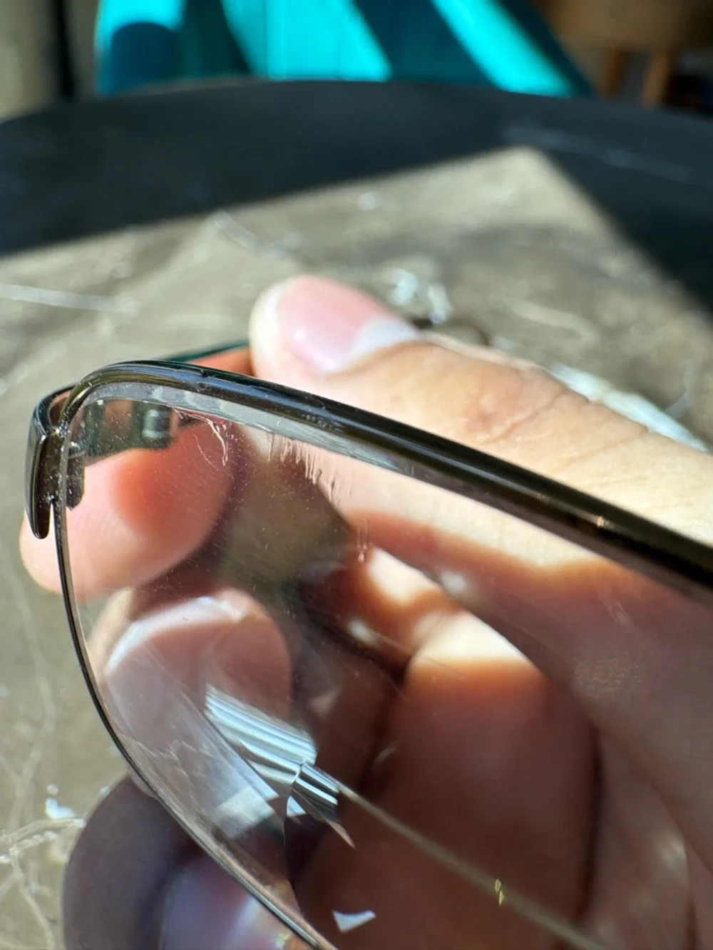 FENDI F769R Vintage 80s 90s Silver Rectangle Eyeglasses Reading Italy Made READ